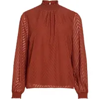 Vila Bluse 'VIMichelle' rød