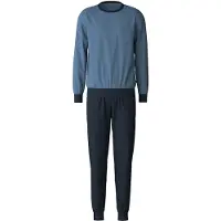 Calida Pyjamas lang blå / mørkeblå