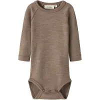 Lil´ Atelier Sparkedragt/Body brun-meleret