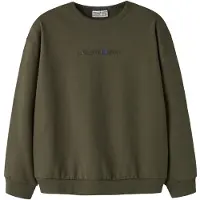 Name it Sweatshirt 'NKMNori' blå / oliven