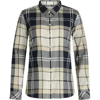 Barbour Bluse 'Bredon' ecru / khaki / oliven / sort