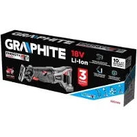 Graphite Cordless brushless saber saw Energy+ 18V, without battery - SOLO