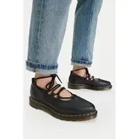 Dr. Martens Snøresko 'Elphie II Virginia Black' sort