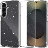 Tech-Protect Samsung Galaxy S26 FlexAir Glitter TPU Cover - Gennemsigtig