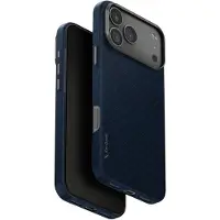 Uniq Keva EDGE Magclick-opladningsetui til iPhone 17 Pro Max - Blå