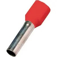 INTERCABLE TOOLS GmbH Isoleret terminalrør rød 35mm2 L=25mm - (50 stk.)
