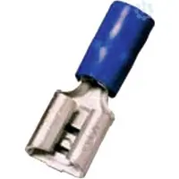 INTERCABLE TOOLS GmbH Isoleret spademuffe blå 6,3x0,8 1,5-2,5mm2 - (100 stk.)