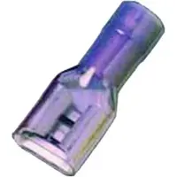 INTERCABLE TOOLS GmbH Fuld isoleret spademuffe blå 6,3x0,8 1,5-2,5mm2 - (100 stk.)