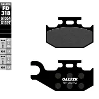 ItalyRacing Fd318g1054 Semi-sintrede Bremseklodser