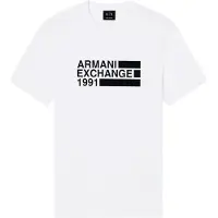 Armani Exchange Bluser & t-shirts sort / hvid
