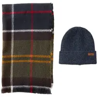 Barbour Hue 'Pendle' mørkeblå / oliven / rød / hvid