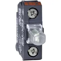 Schneider Electric Blokke ZALVM1 med led hvid for 230VAC