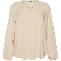Zizzi Bluse 'LENNI' stone