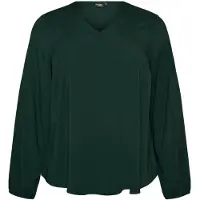 Zizzi Bluse 'LENNI' mørkegrøn