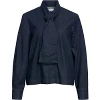 Object Tørklædekrave Denimskjorte