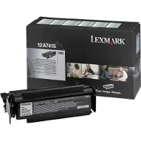 Lexmark Tonerkassette sort 10.000 sider return, høj kapacitet 12A7415 Modsvarer: N/A