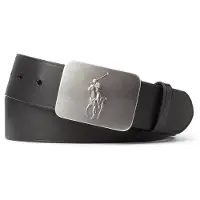 Ralph Lauren Bælte 'VACCHETTA' sort