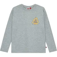 Lego Wear LEGO Ninjago Bluse - LWTaj 603 - Gråmeleret m. Print - - 10 år (140) - Bluse