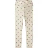 Lil´ Atelier Lil' Atelier Leggings - Uld/Modal - Slim - NmfNalu - Turtledove/ - - 5 år (110) - Leggings