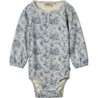 Wheat Body l/æ - Elmine - Blue Summer Flowers - - 56 - Body L/Æ