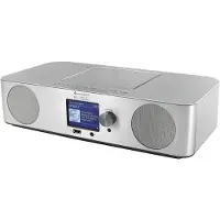 Soundmaster ICD2060SI, Internet, DAB+, FM, UKW, 15 W, MP3, 7,11 cm (2.8), Sort, Metallic