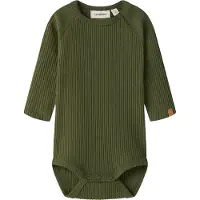 Lil´ Atelier Body l/æ - NbmRajo - Cypress - - 1 år (80) - Body L/Æ