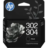 HP 302/304 - 2 ml - pigmenteret sort - original - blækpatron