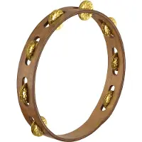 Meinl Vintage 1 Row Wood Tambourine Walnut Brown