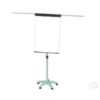 MAUL 6372682, Fritstående, 660 x 970 mm, Portræt, Plast, Stål, Grå, 5 hjul