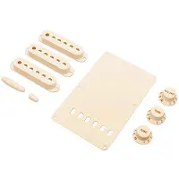 Fender Stratocaster Tilbehørssæt Gammelhvid