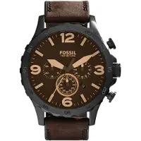 Fossil Ur - - Nate JR1487 - Brun Læder - Kvarts - Analog