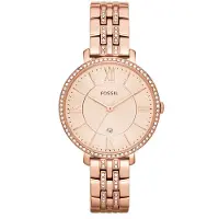 Fossil Dameur ES3546 Dress Rosa guldfarvet/Rosaguldtonet stål Ø36 mm