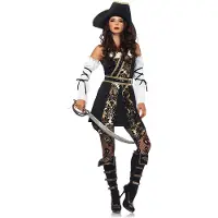 Leg avenue 4pc.Black Sea Buccaneer kjole