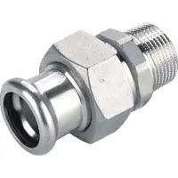 Vsh Fabrieken VSH forskruning muffe/nippel 22 mm X 3/4 syrefast