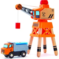 Hape Stor Kran Med Lastbil-2