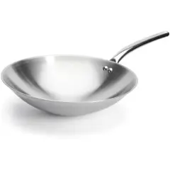 De Buyer Wok PRIM'APPETY 36 cm, rustfrit stål,-3