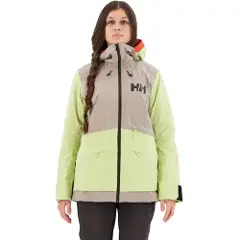 Helly Hansen Powchaser 2.0, skijakke, dame, iced matcha-3