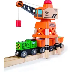 Hape Stor Kran Med Lastbil-4