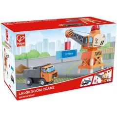 Hape Stor Kran Med Lastbil-3