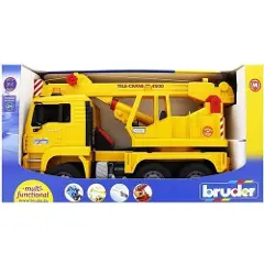 BRUDER MAN TGA Kranlastbil legetøj-5