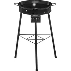 Mustang Premium ringbrændersæt med dobbelte gasringe og paellapande, Ø 40 cm-1