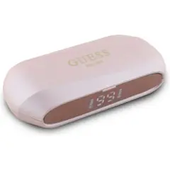 GUESS Elongated Metallic Printed Logo Trådløse hovedtelefoner med opladningsetui - pink-1