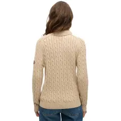 Superdry W6110614a Striktrøje Med Høj Hals-2