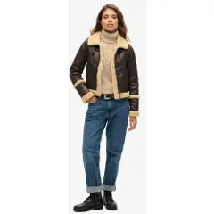 Superdry W6110614a Striktrøje Med Høj Hals-4