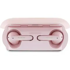 GUESS Elongated Metallic Printed Logo Trådløse hovedtelefoner med opladningsetui - pink-3