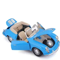 Bburago Porsche 356b Cabriolet 1961 1:18 Bil-5