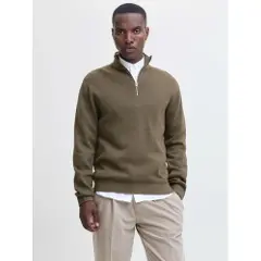 Jack & Jones Milano Stitch Halv Lynlås Sweater-4