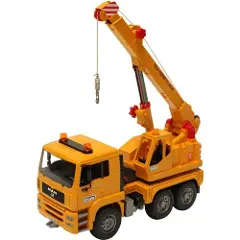 BRUDER MAN TGA Kranlastbil legetøj-4